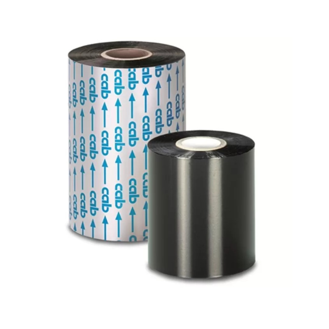 Cinta Entintada Resistente para Termocontraíbles Ribbon 55 mm – CAB